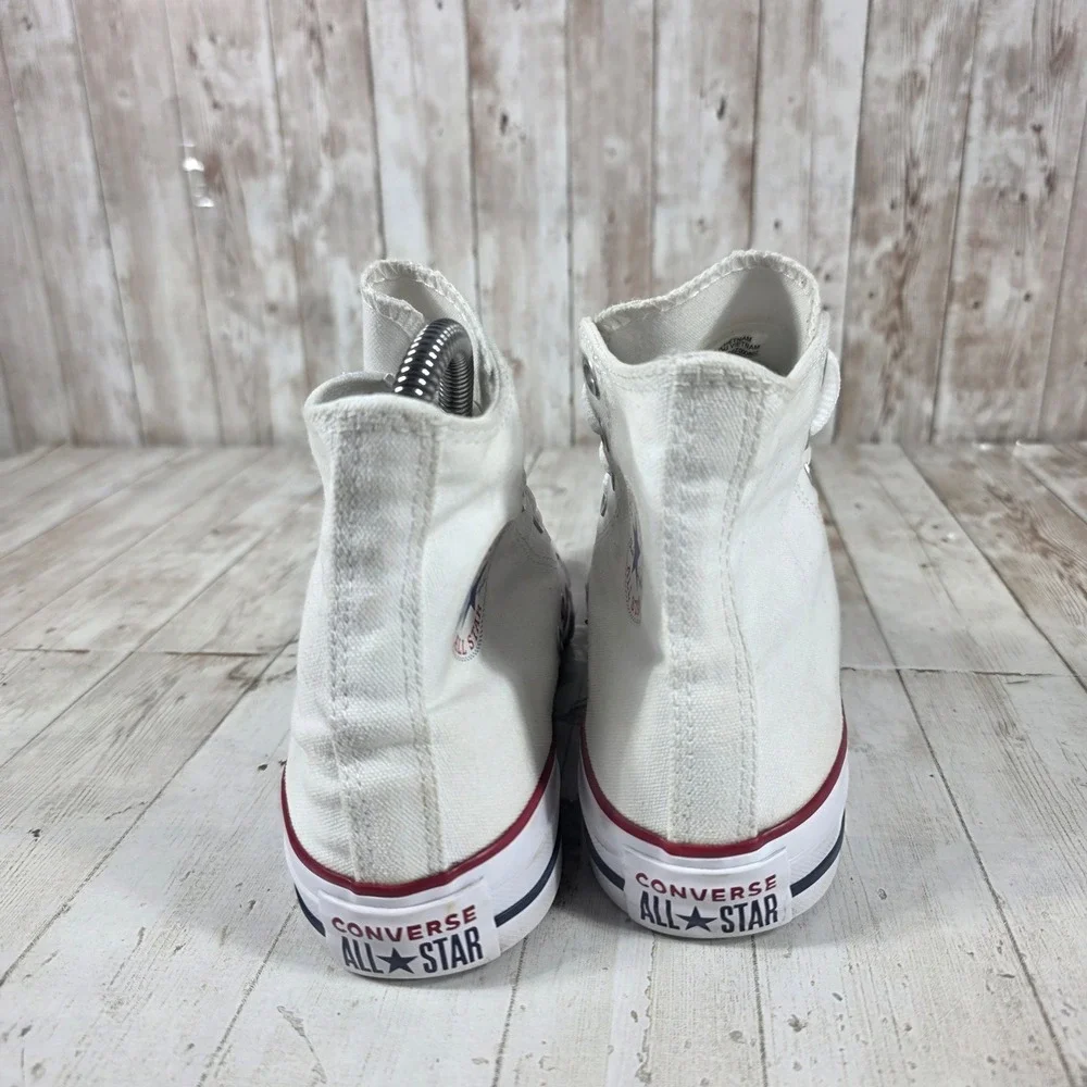 Converse‎ Chuck Taylor All Star High Top Sneakers White Canvas W7650 Womens 6